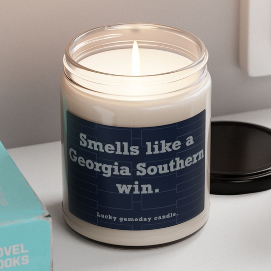 Georgia Southern Basketball - "Smells like a Georgia Southern win" scented candle (9 oz)