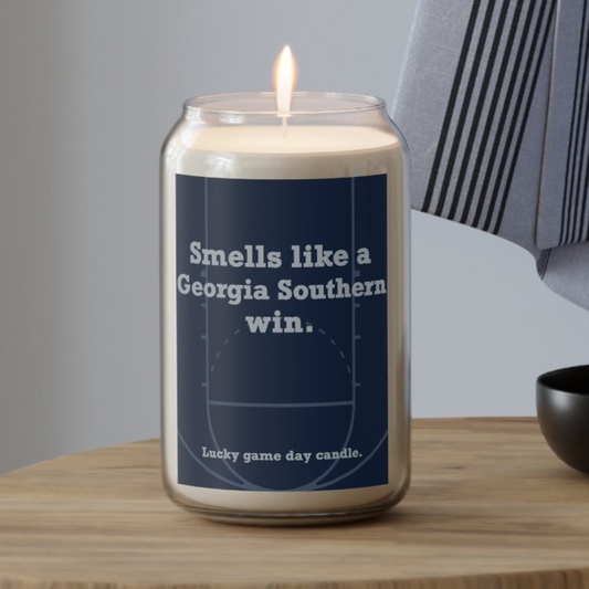 Georgia Southern Basketball - "Smells like a Georgia Southern win" scented candle (13.75 oz)