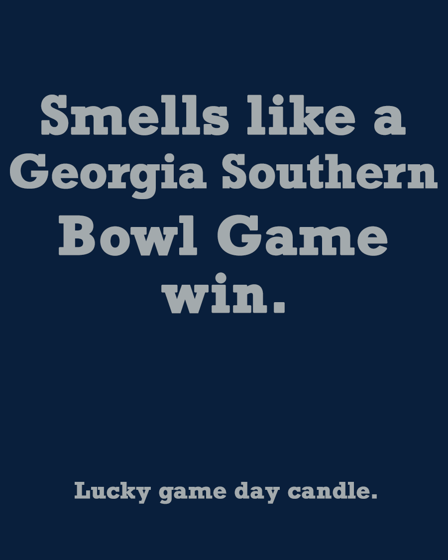 Georgia Southern - "Smells like a Georgia Southern win" scented candle (13.75 oz)