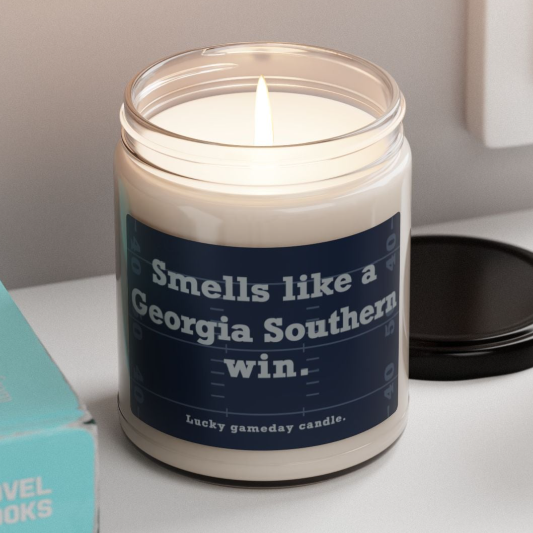 Georgia Southern Football - "Smells like a Georgia Southern win" scented candle (9 oz)