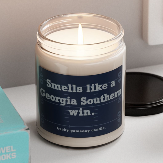 Georgia Southern Football - "Smells like a Georgia Southern win" scented candle (9 oz)