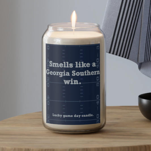 Georgia Southern Football - "Smells like a Georgia Southern win" scented candle (13.75 oz)