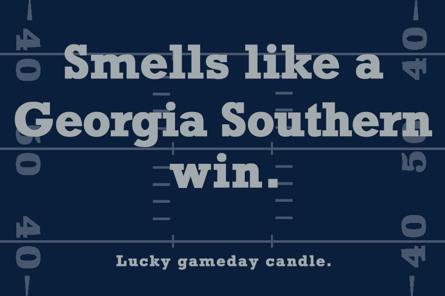 Georgia Southern Football - "Smells like a Georgia Southern win" scented candle (9 oz)