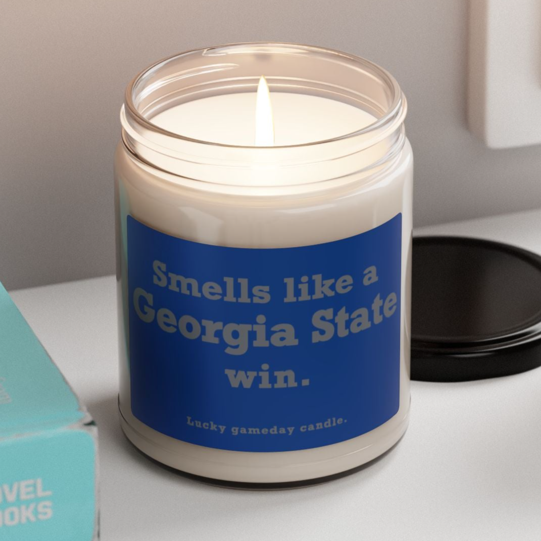 Georgia State - "Smells like a Georgia State win" scented candle (9 oz)