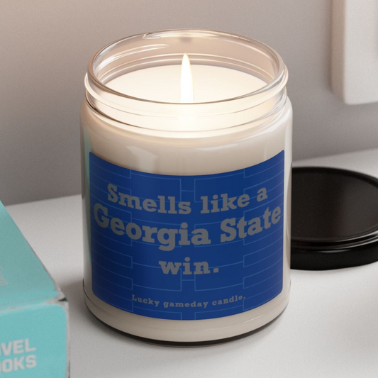 Georgia State Basketball - "Smells like a Georgia State win" scented candle (9 oz)