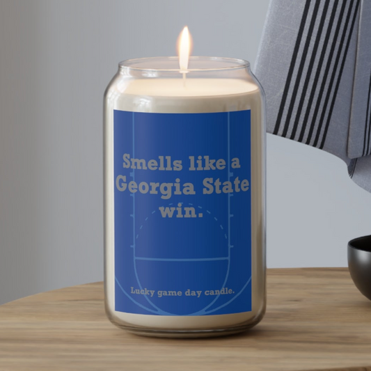 Georgia State Basketball - "Smells like a Georgia State win" scented candle (13.75 oz)