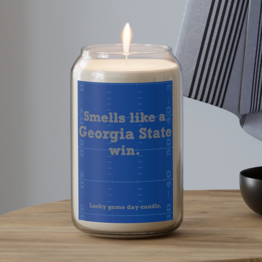 Georgia State Football - "Smells like a Georgia State win" scented candle (13.75 oz)