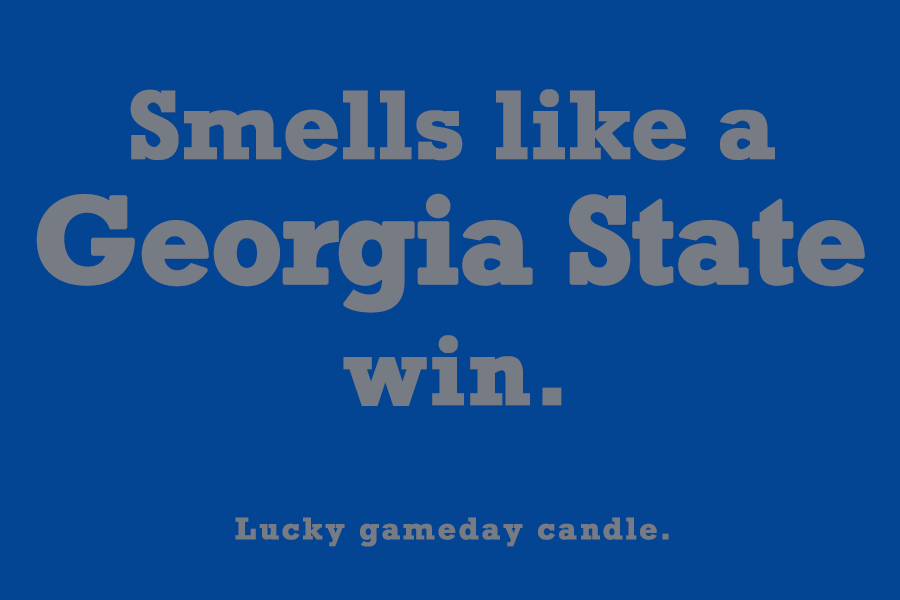 Georgia State - "Smells like a Georgia State win" scented candle (9 oz)