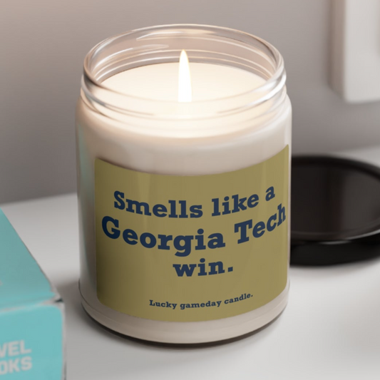 Georgia Tech - "Smells like a Georgia Tech win" scented candle (9 oz)