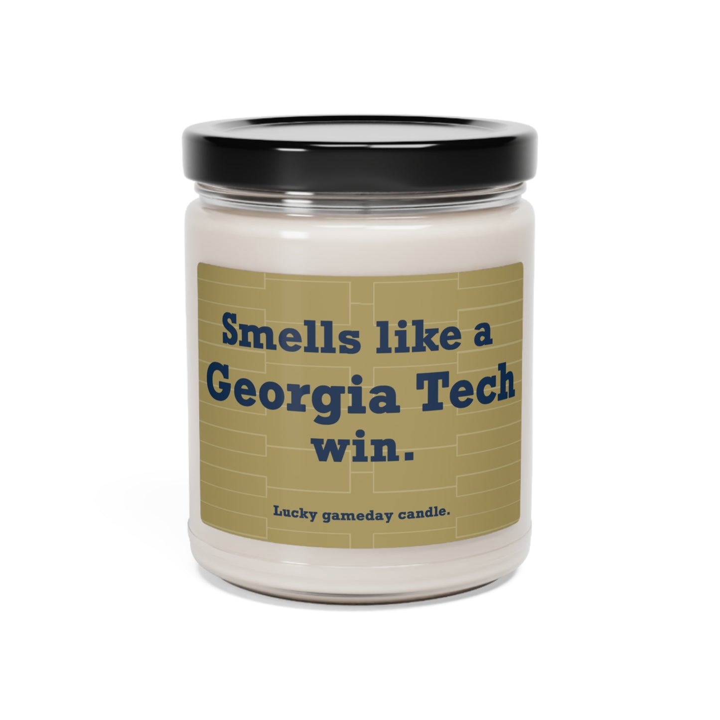 Georgia Tech Basketball - "Smells like a Georgia Tech win" scented candle (9 oz)