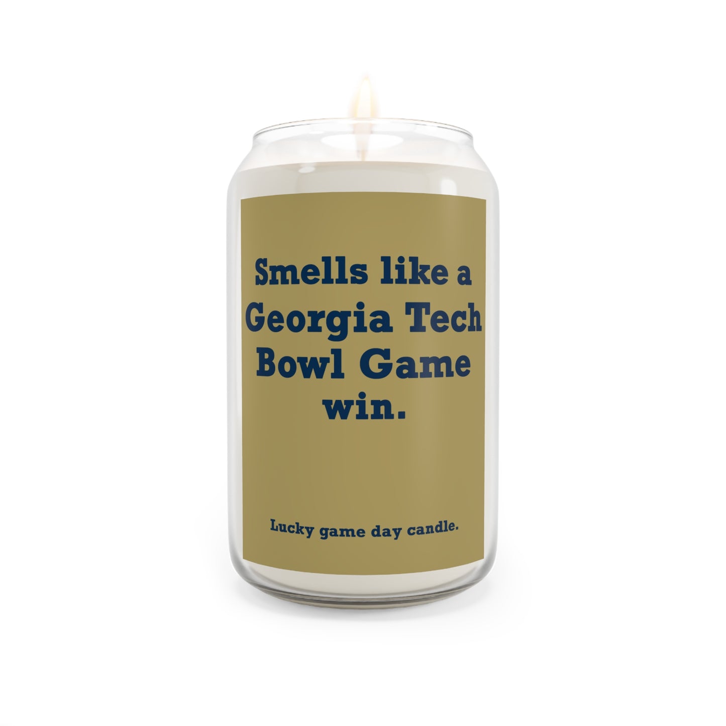 Georgia Tech Bowl Game - "Smells like a Georgia Tech Bowl Game win" scented candle (13.75 oz)