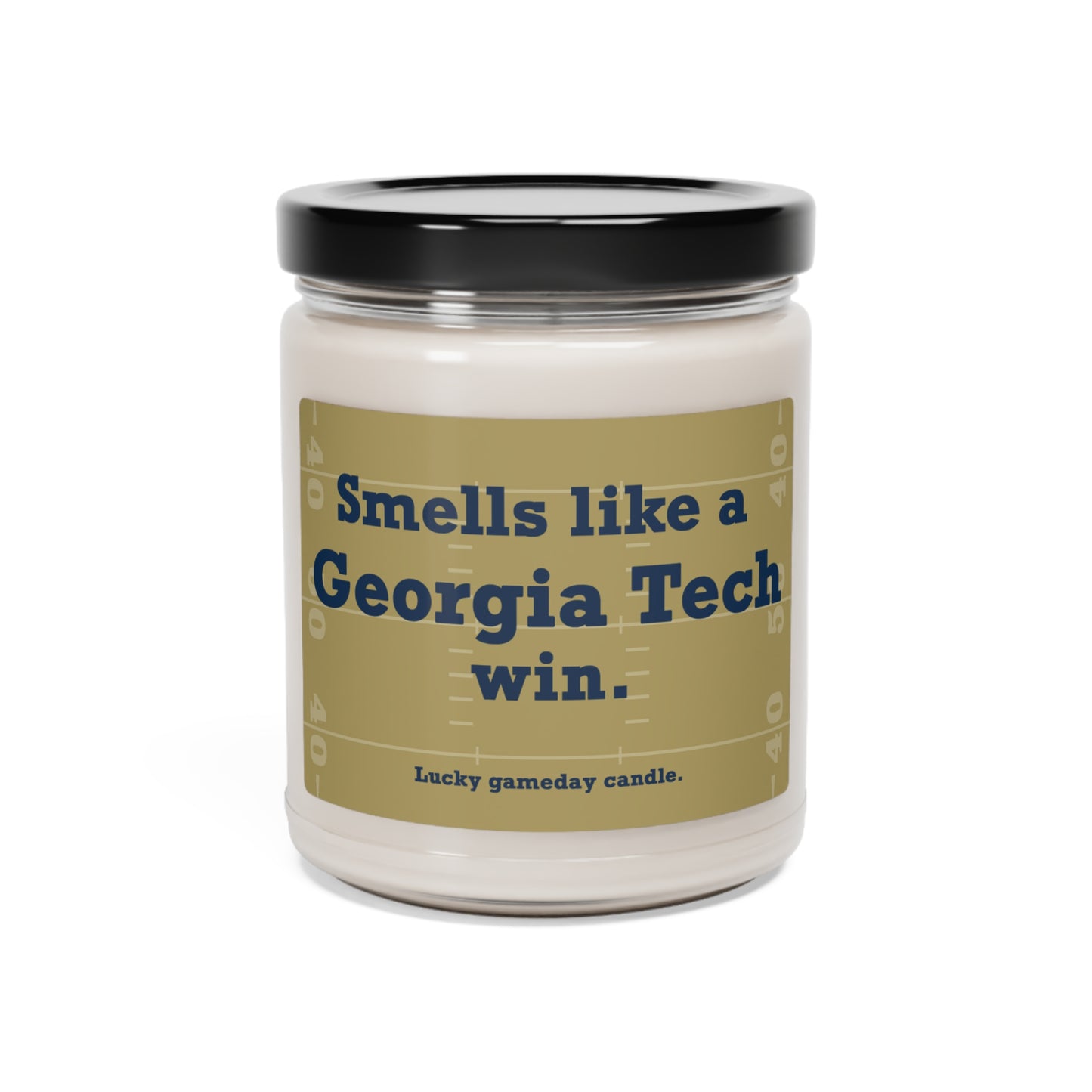 Georgia Tech Football - "Smells like a Georgia Tech win" scented candle (9 oz)