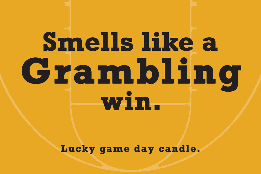 Grambling Basketball - "Smells like a Grambling win" scented candle (9 oz)
