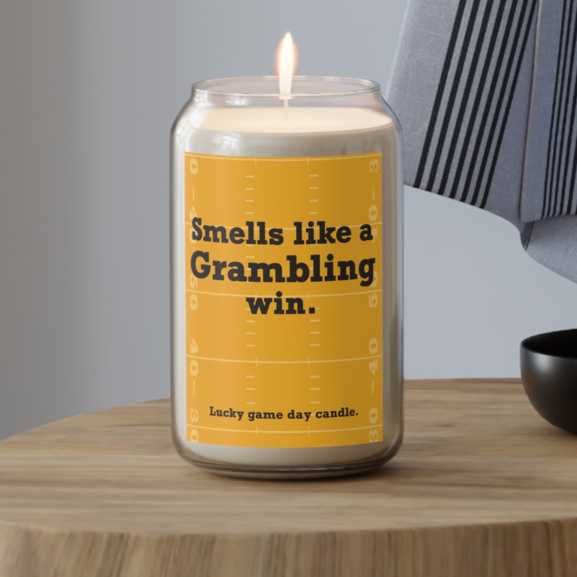 Grambling Football - "Smells like a Grambling win" scented candle (13.75 oz)