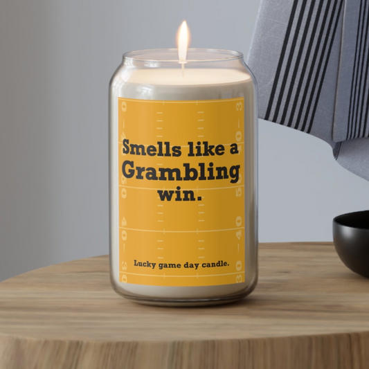 Grambling Football - "Smells like a Grambling win" scented candle (13.75 oz)