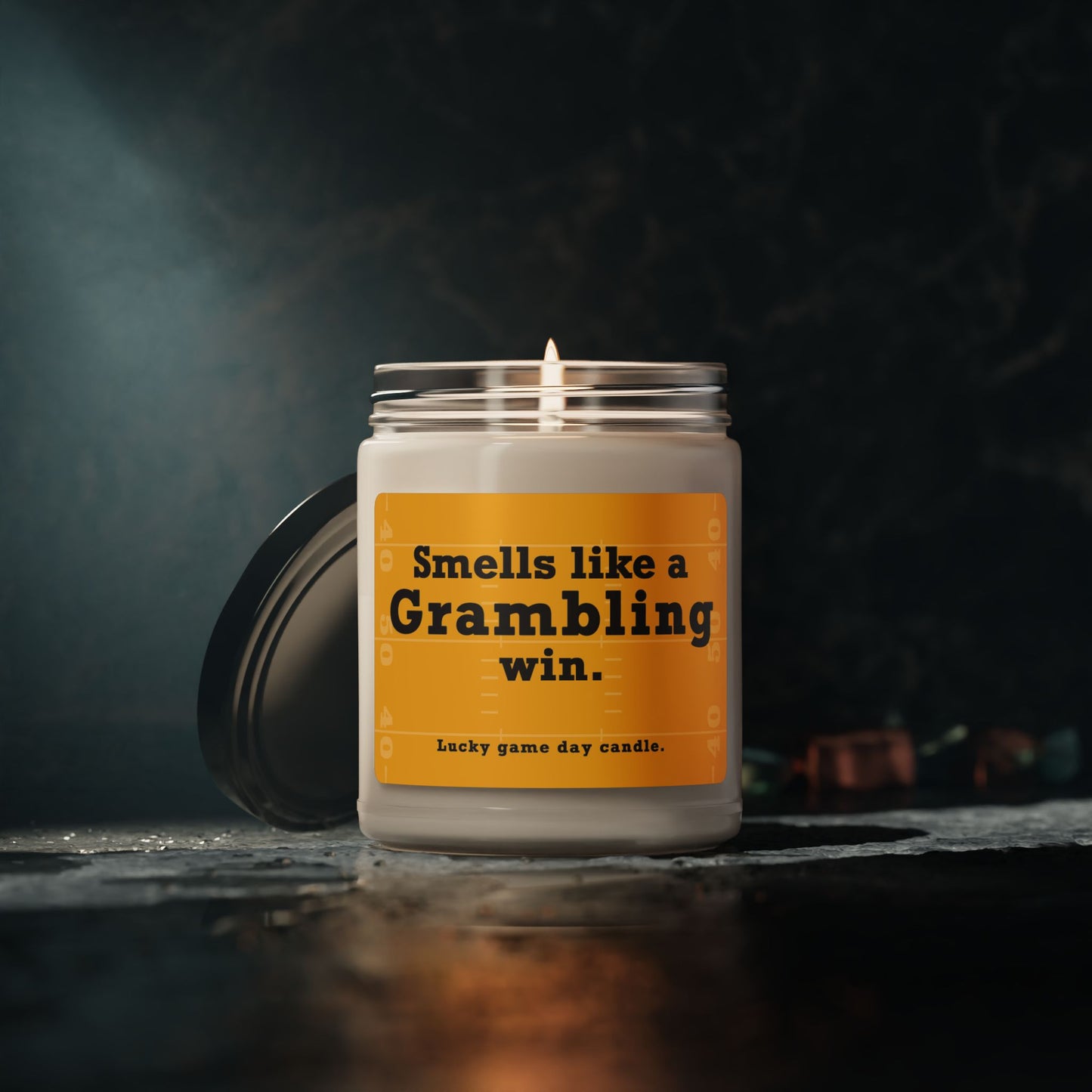 Grambling Football - "Smells like a Grambling win" scented candle (9 oz)