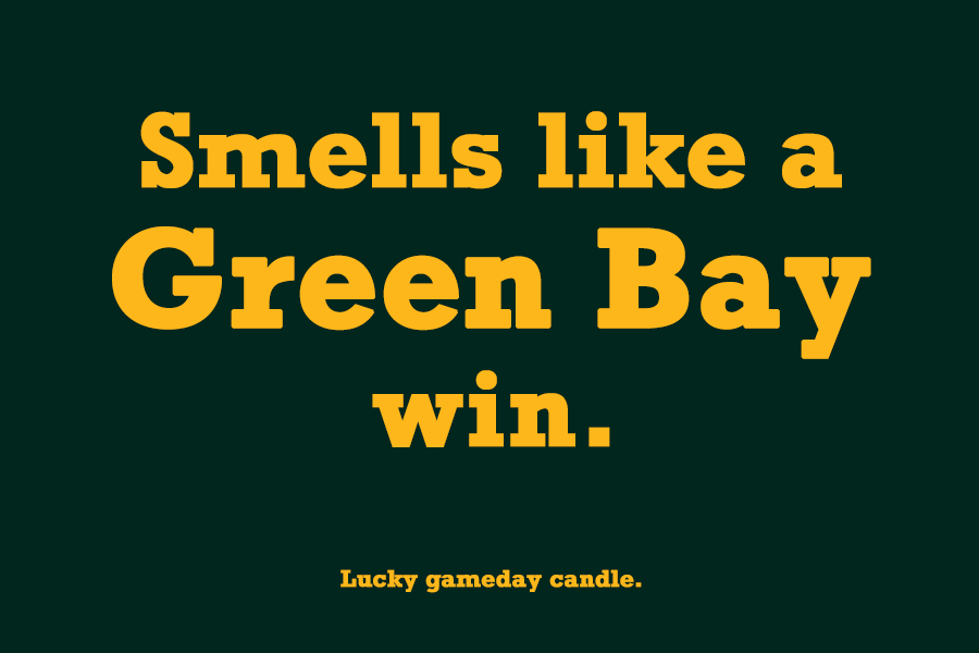 Green Bay - Smells like a Green Bay win scented candle (9 oz)