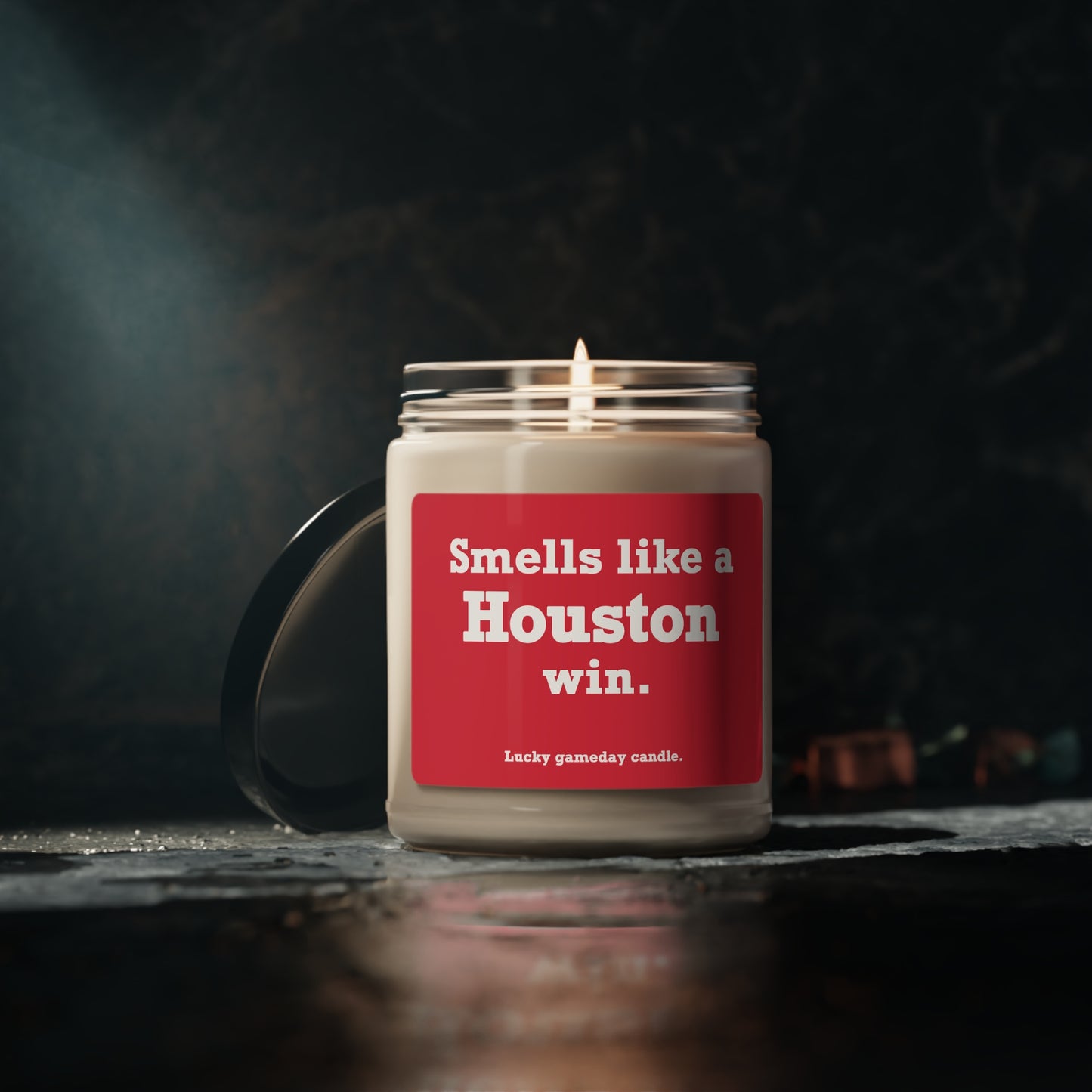 Houston - "Smells like a Houston win" scented candle (9 oz)