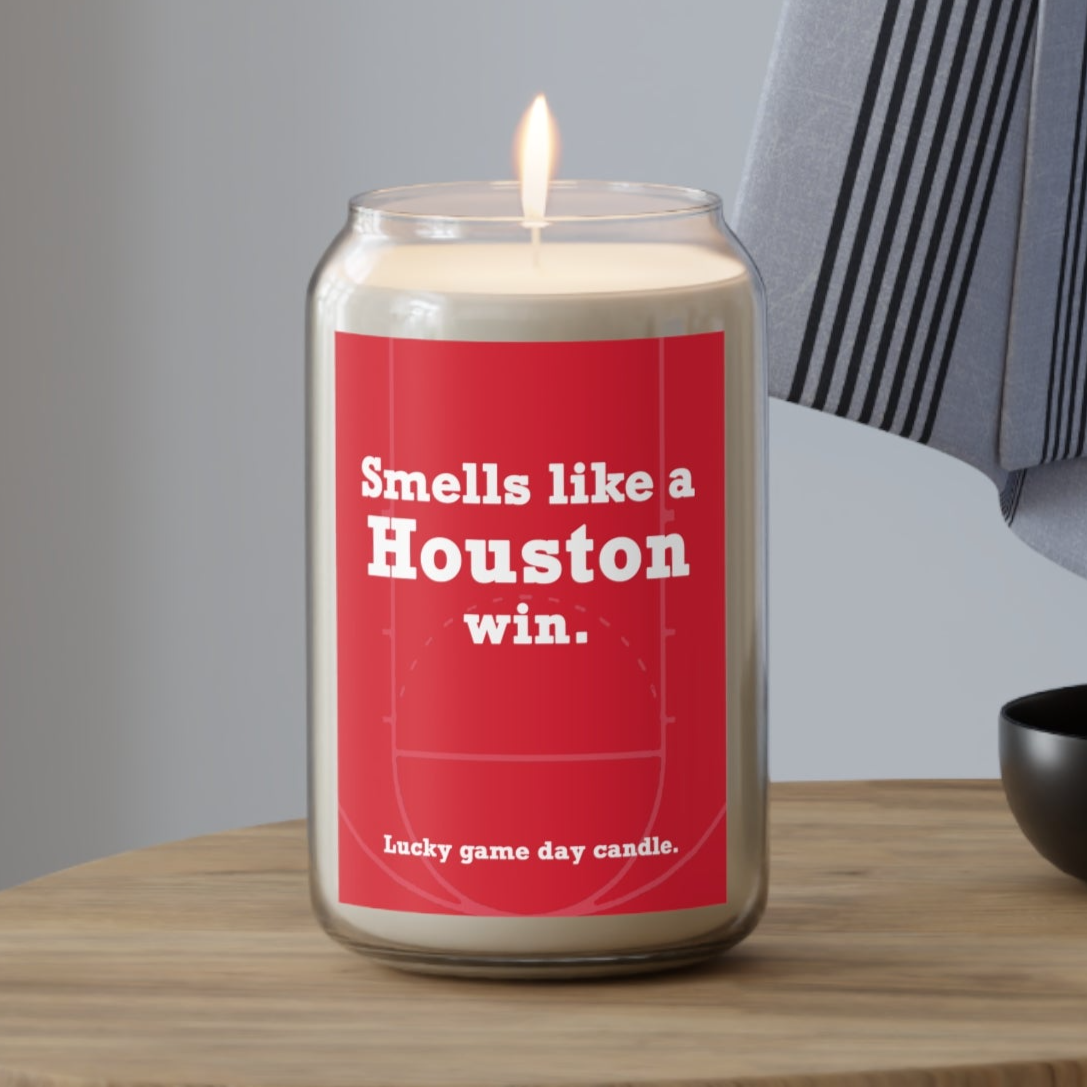 Houston Basketball - "Smells like a Houston win" scented candle (13.75 oz)