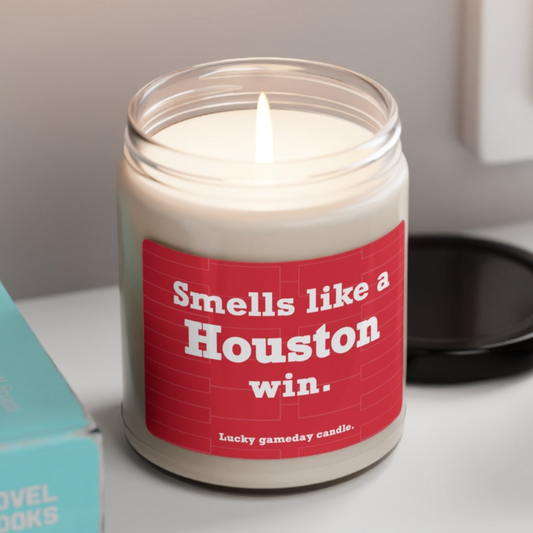 Houston Basketball - "Smells like a Houston win" scented candle (9 oz)