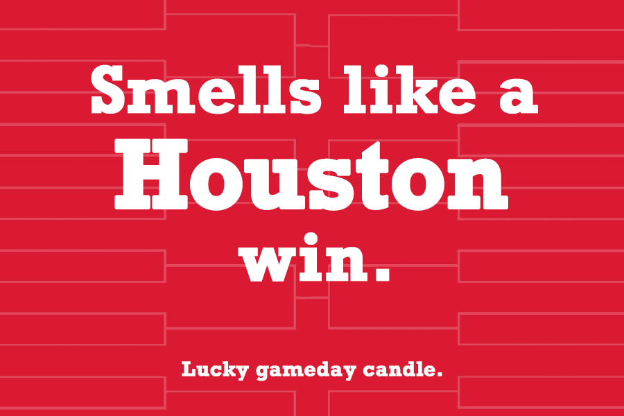 Houston Basketball - "Smells like a Houston win" scented candle (9 oz)