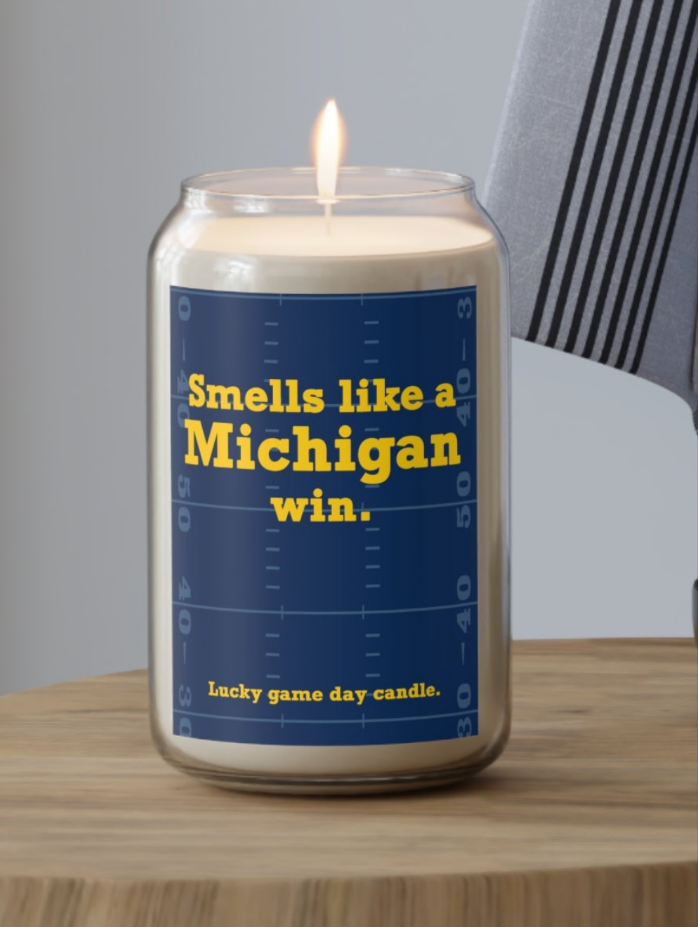 Michigan Football - "Smells like a Michigan win" scented candle (13.75 oz)