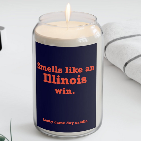 Illinois - "Smells like an Illinois win" scented candle (13.75)