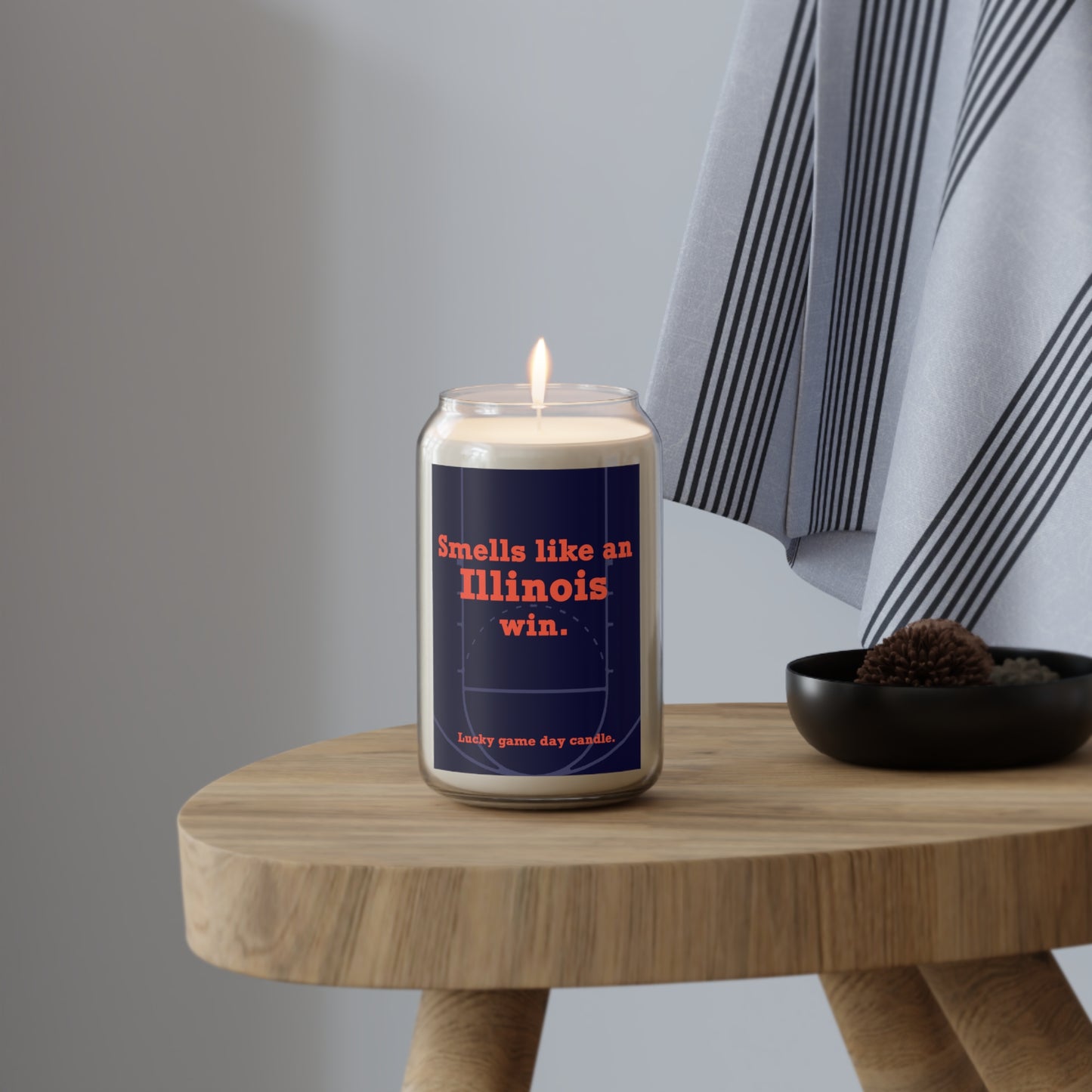 Illinois Basketball - "Smells like an Illinois win" scented candle (13.75)