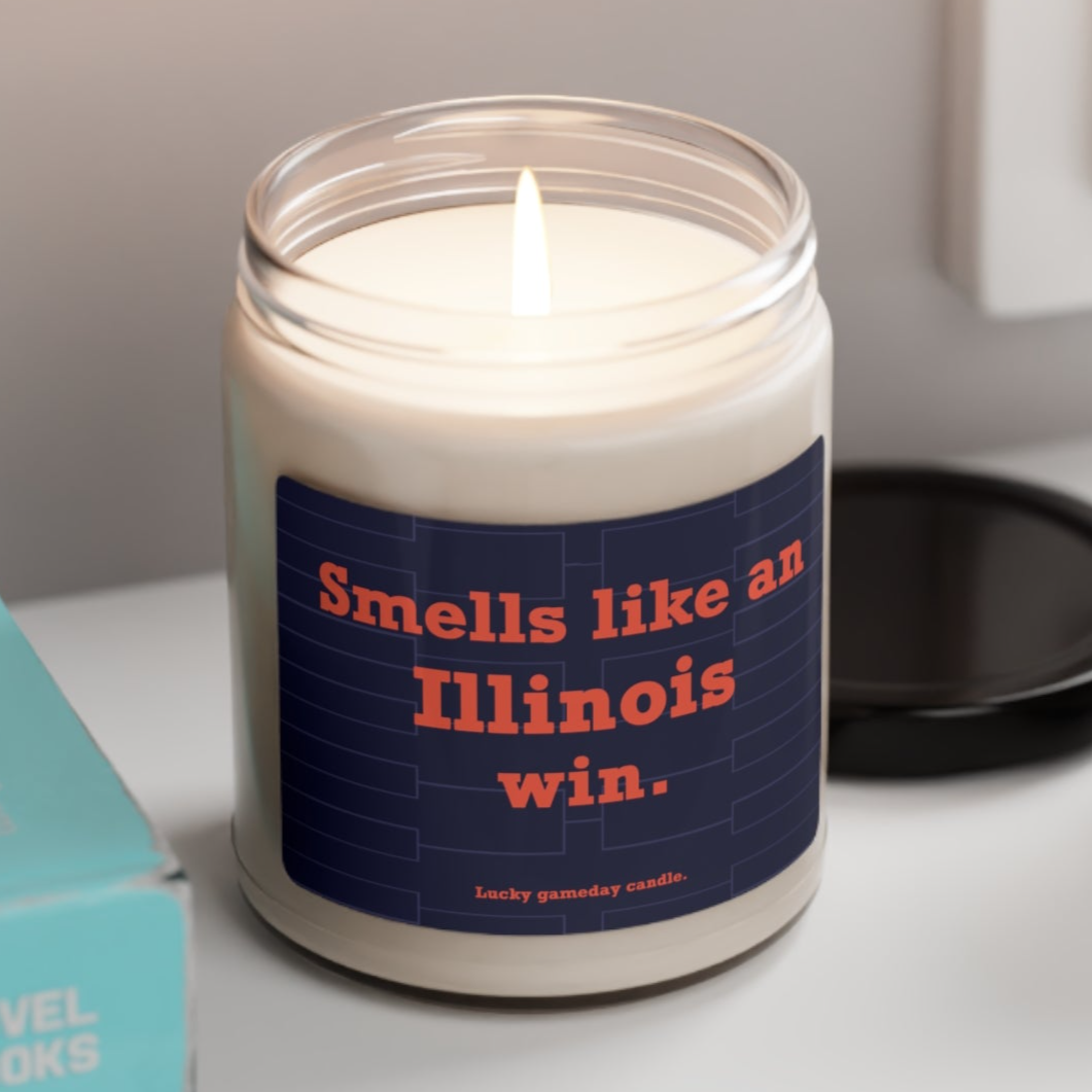 Illinois Basketball - "Smells Like an Illinois Win" scented candle (9 oz)