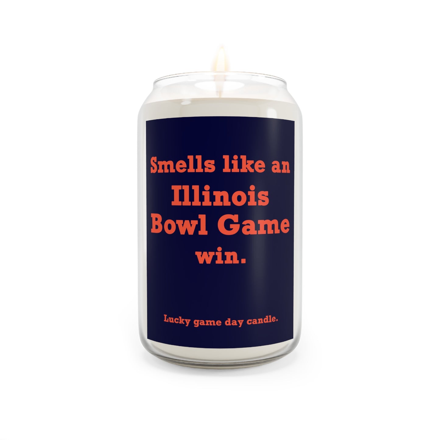 Illinois - "Smells like an Illinois Bowl Game win" scented candle (13.75)