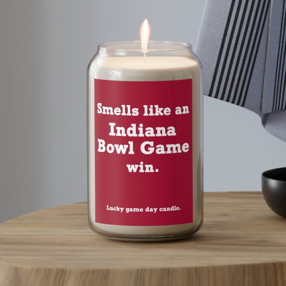 Indiana Bowl Game - "Smells like an Indiana Bowl Game win" scented candle (13.75 oz)