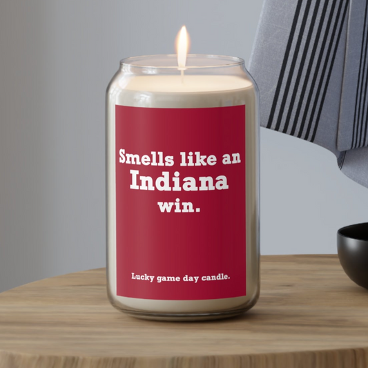 Indiana - "Smells like an Indiana win" scented candle (13.75 oz)