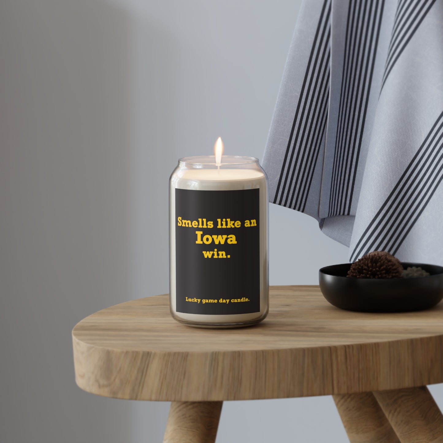 Iowa - "Smells Like an Iowa Win" scented candle (13.75 oz)