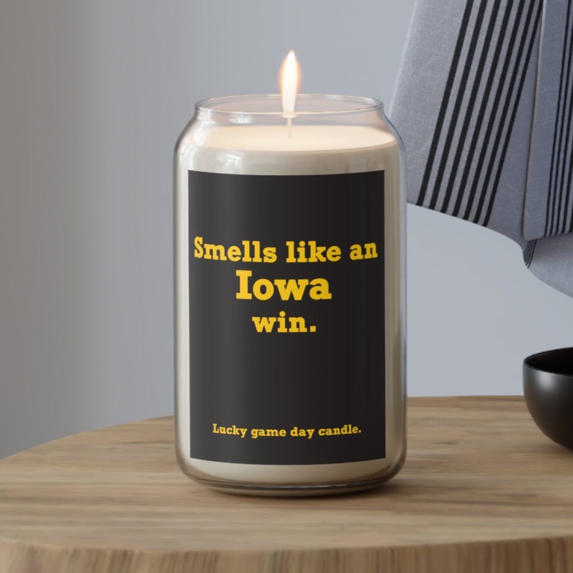 Iowa - "Smells Like an Iowa Win" scented candle (13.75 oz)
