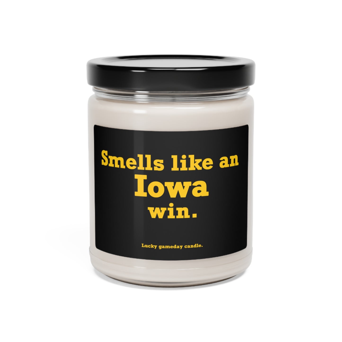 Iowa - "Smells like an Iowa win" scented candle (9 oz)