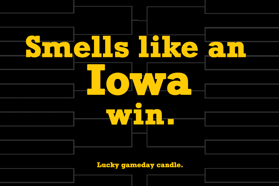 Iowa Basketball - "Smells like an Iowa win" scented candle (9 oz)