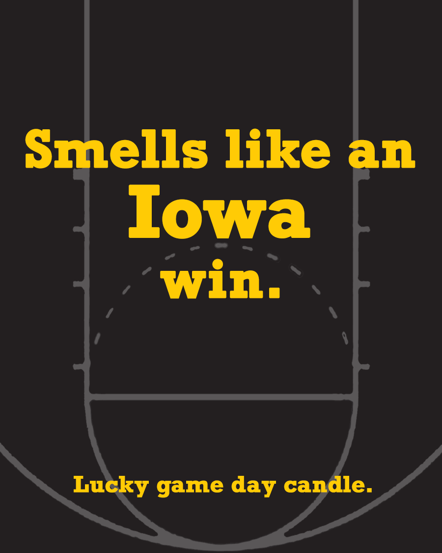 Iowa Basketball - "Smells Like an Iowa Win" scented candle (13.75 oz)