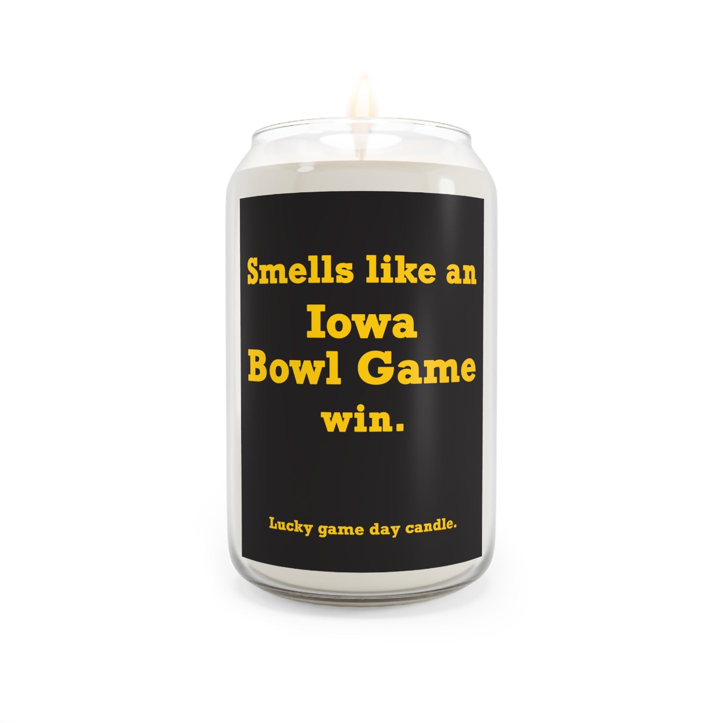 Iowa Bowl Game- "Smells Like an Iowa Bowl Game Win" scented candle (13.75 oz)