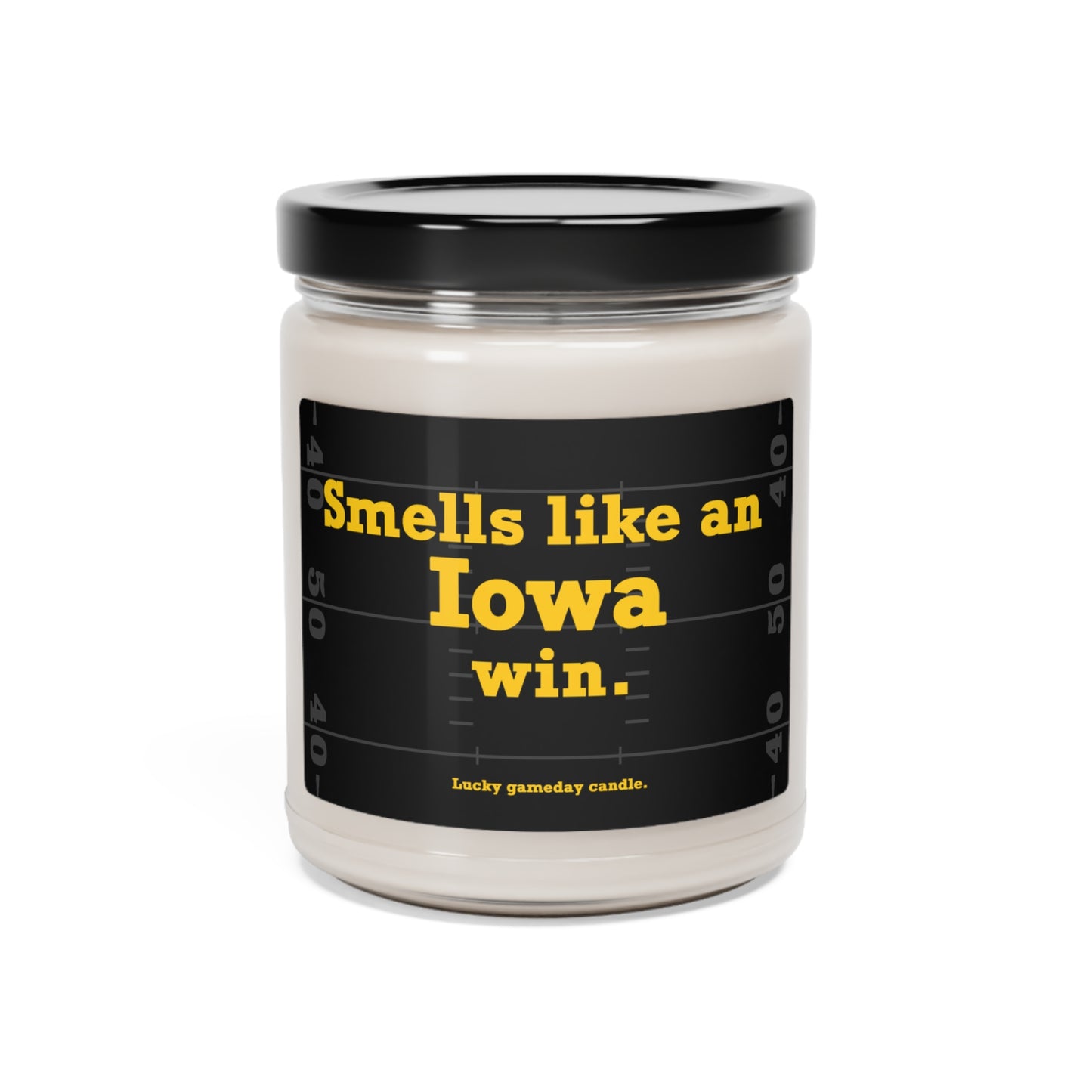 Iowa Football - "Smells like an Iowa win" scented candle (9 oz)