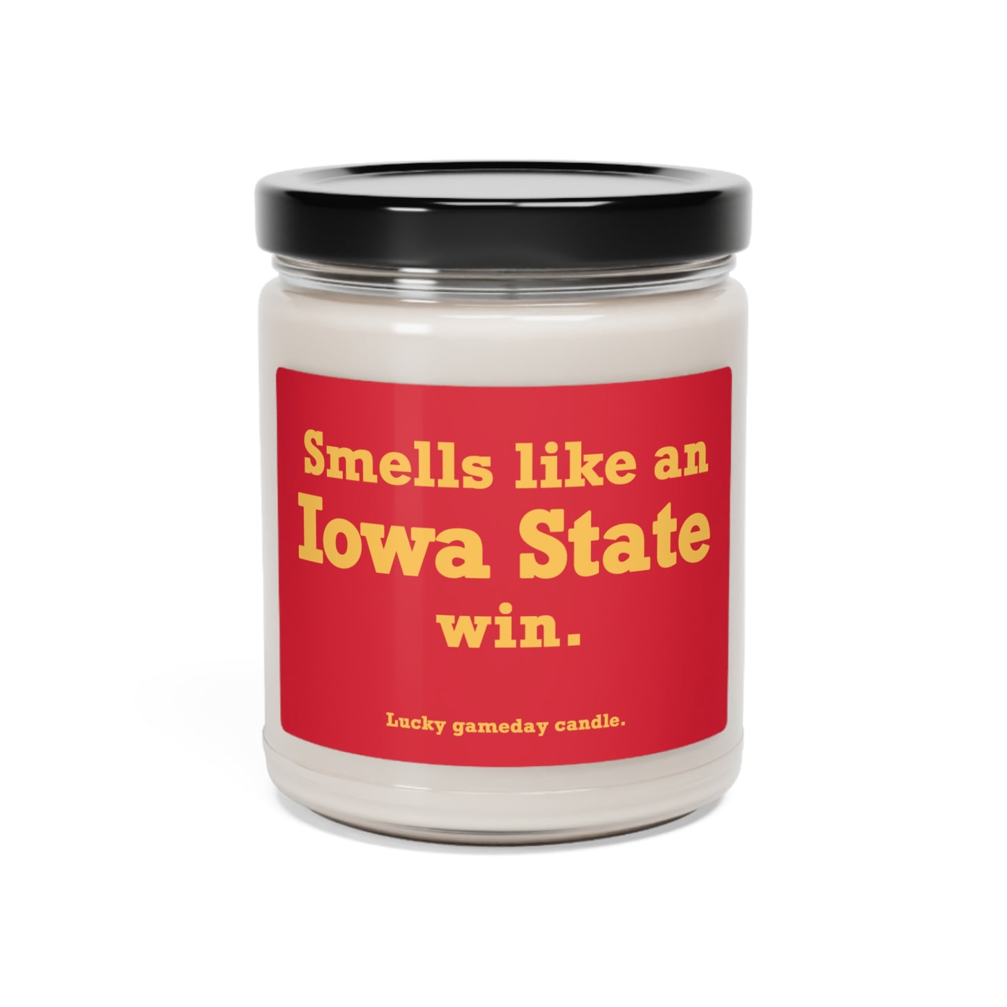 Iowa State - "Smells like an Iowa State win" scented candle (9 oz)