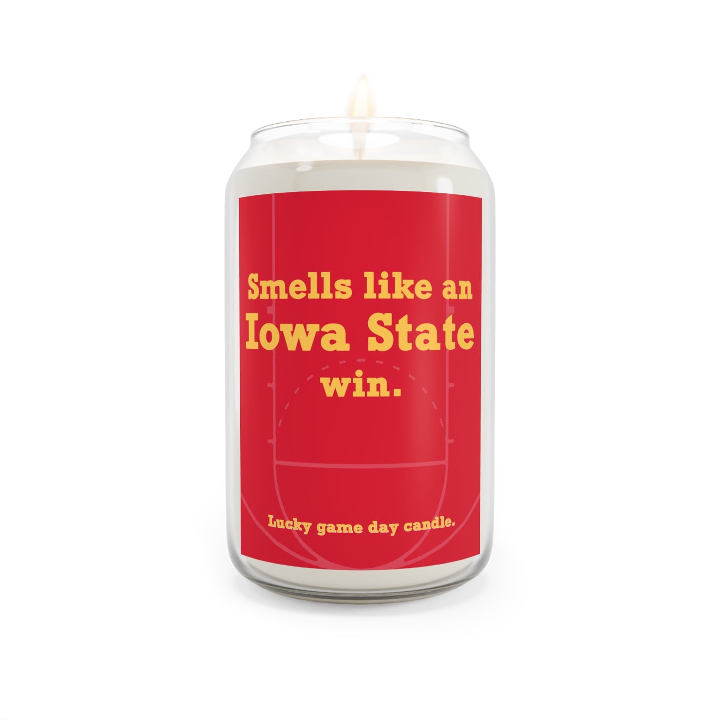 Iowa State Basketball - "Smells like an Iowa State win" scented candle (13.75 oz)