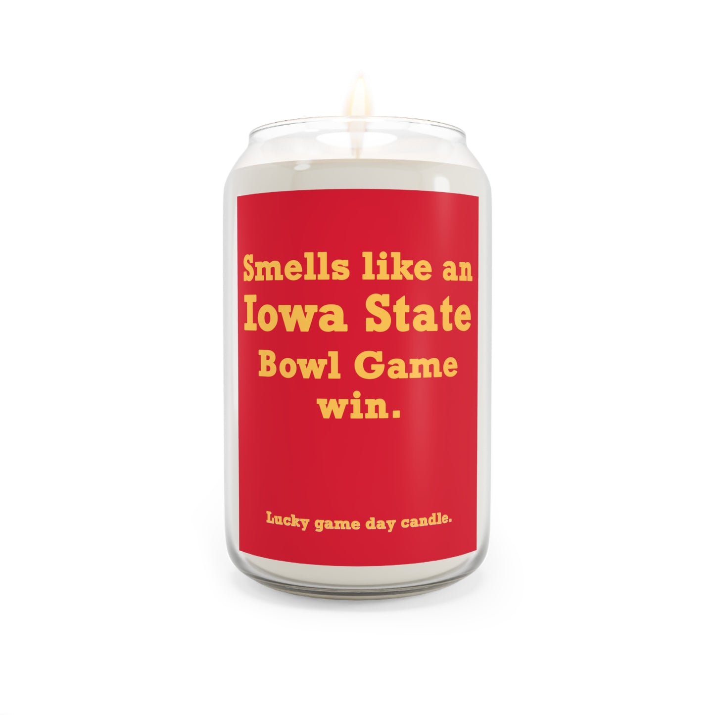 Iowa State Bowl Game - "Smells like an Iowa State Bowl Game win" scented candle (13.75 oz)