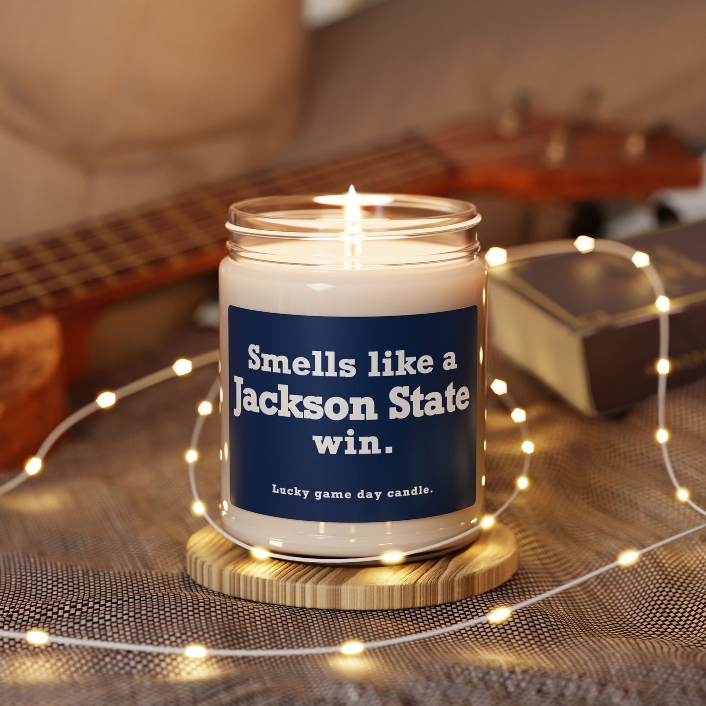 Jackson State - "Smells like a Jackson State win" scented candle (9 oz)