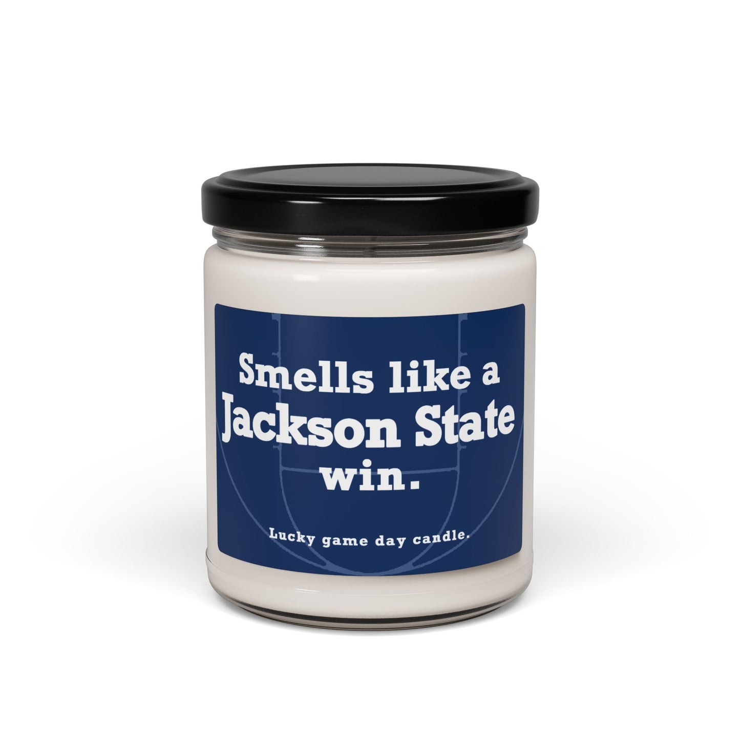 Jackson State Basketball - "Smells like a Jackson State win" scented candle (9 oz)