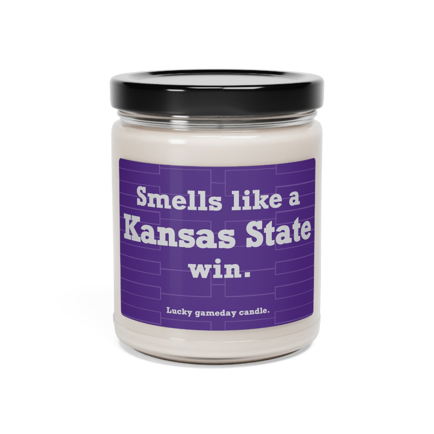 Kansas State Basketball - "Smells like a Kansas State win" scented candle (9 oz)