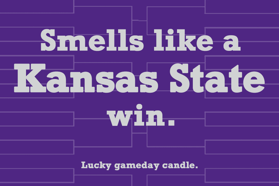 Kansas State Basketball - "Smells like a Kansas State win" scented candle (9 oz)