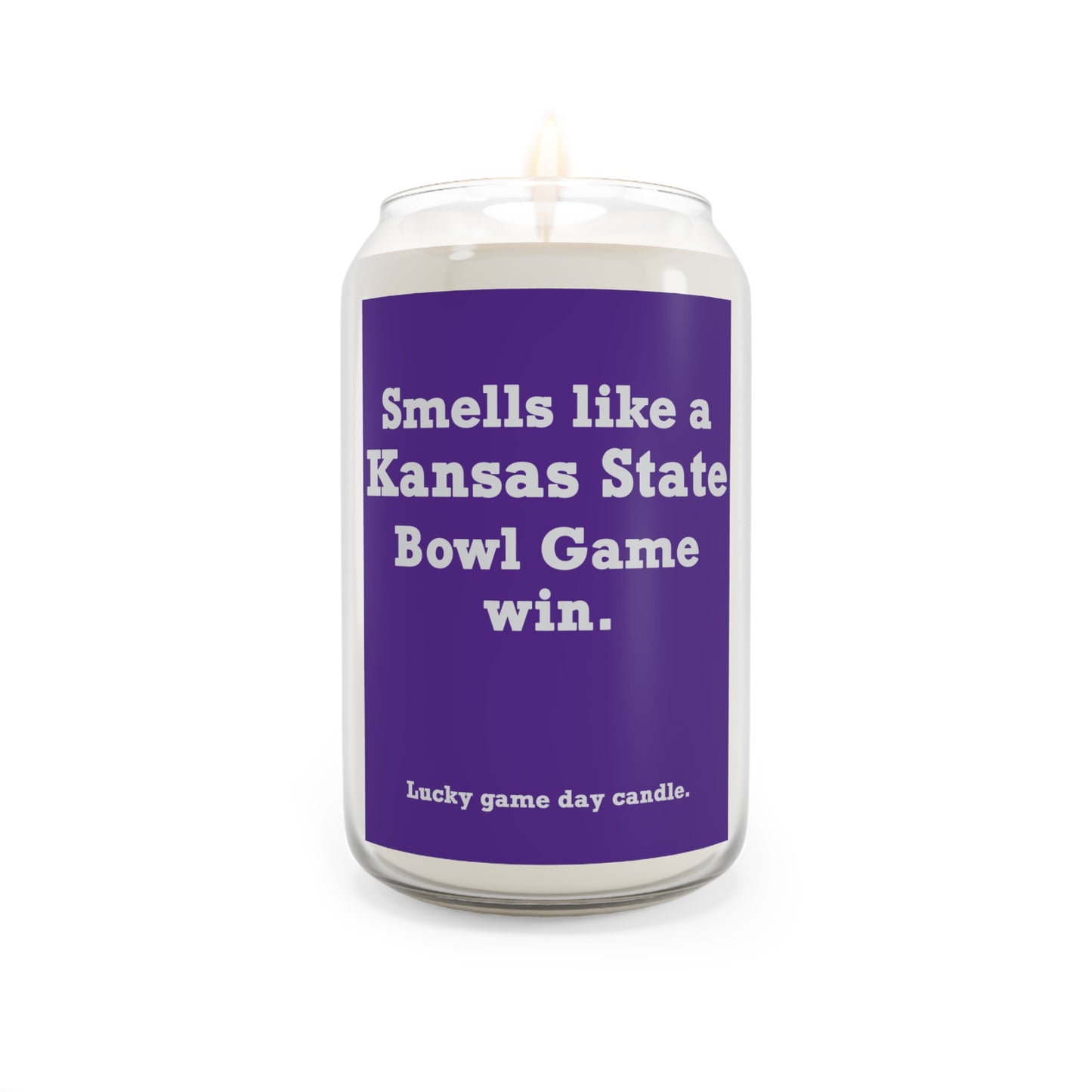 Kansas State Bowl Game - "Smells like a Kansas State Bowl Game win" scented candle (13.75 oz)