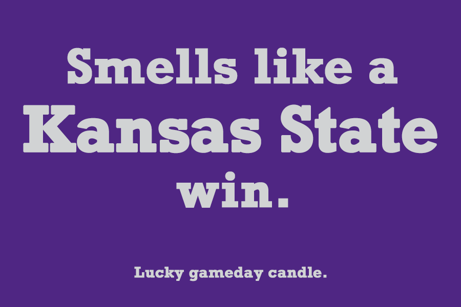 Kansas State - "Smells like a Kansas State win" scented candle (9 oz)