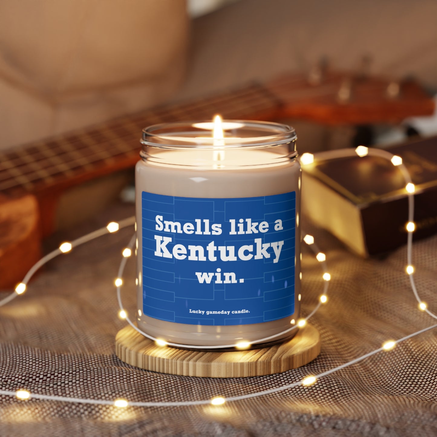 Kentucky Basketball - "Smells like a Kentucky win" scented candle (9 oz)