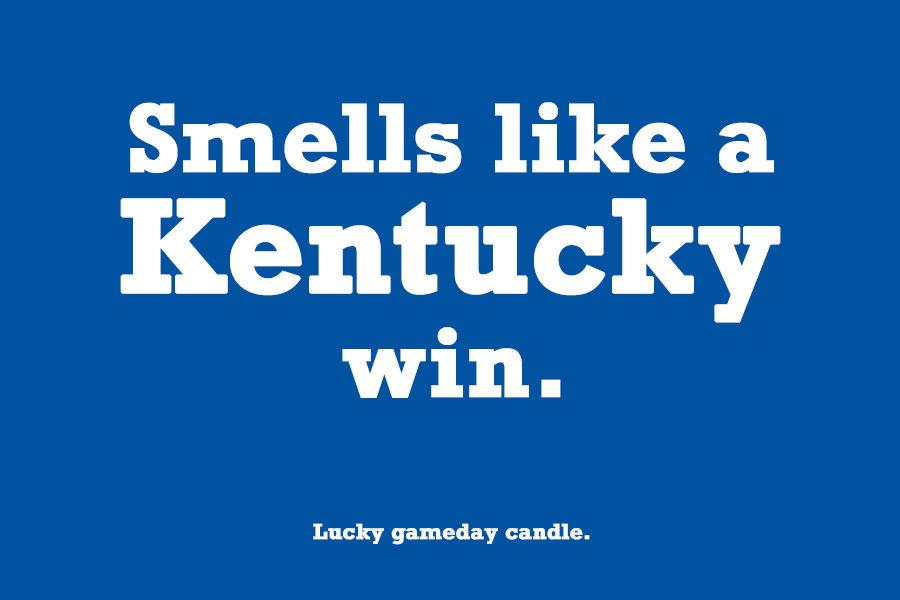 Kentucky - "Smells like a Kentucky win" scented candle (9 oz)